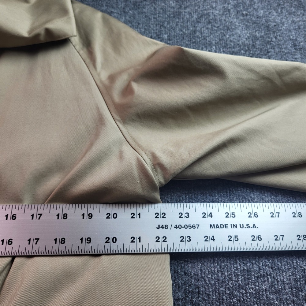 London Fog Womens Beige Trench Coat Hooded Removable Liner Size M Medium - Picture 9 of 10